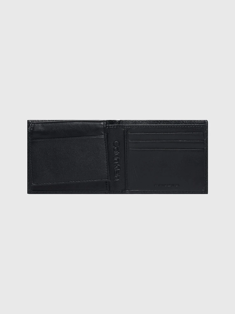 Cartera Calvin Klein con Monograma Hombre Negro - Talla: Única