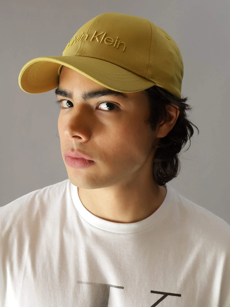 Gorra Calvin Klein con Logo Amarillo - Talla: Única