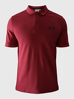 Polo Calvin Klein Logo Hombre Rojo