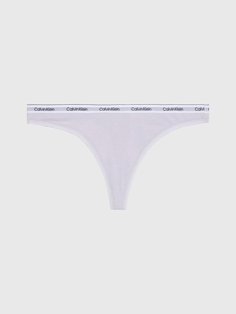 Tanga Calvin Klein Modern Logo Mujer Morado