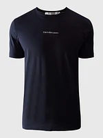 Playera Calvin Klein Logo Hombre Azul Marino