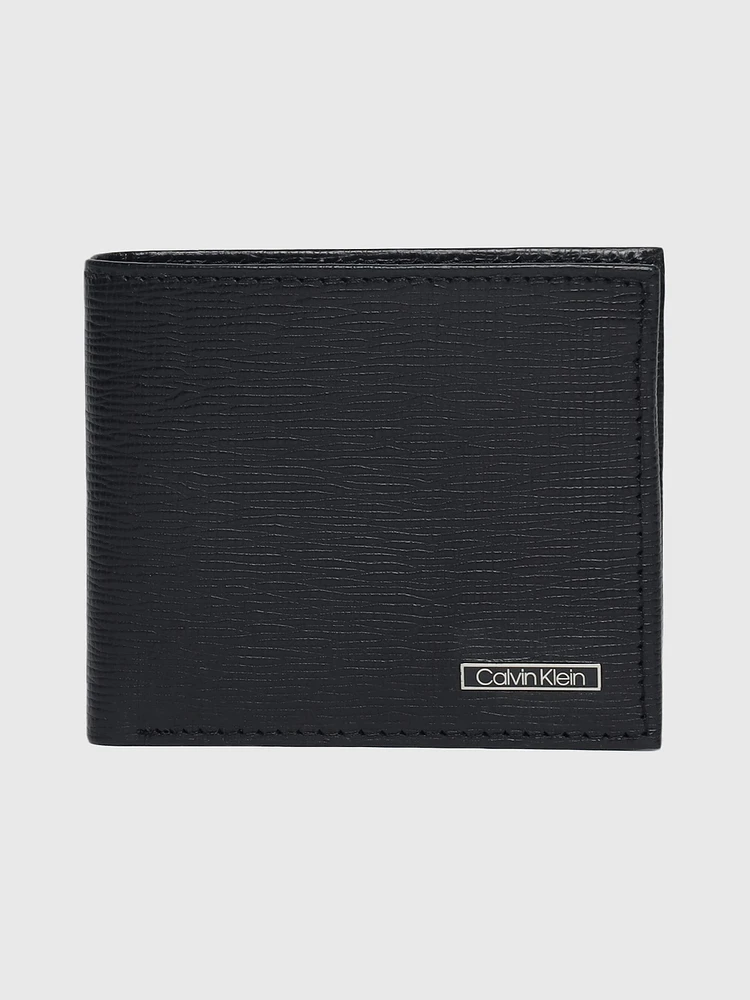 Cartera Calvin Klein con Logo Hombre Negro - Talla: Única