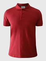 Polo Calvin Klein con Logo Hombre Rojo