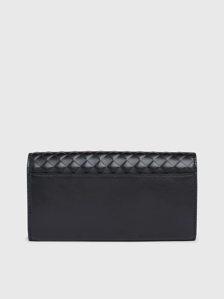 Cartera Calvin Klein Acolchada Mujer Negro - Talla: Única