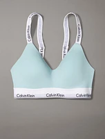 Bralette Calvin Klein Modern Cotton Lightly Lined Mujer Azul