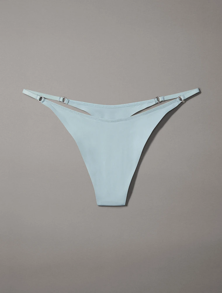 Tanga Calvin Klein Minimalist Mujer Azul