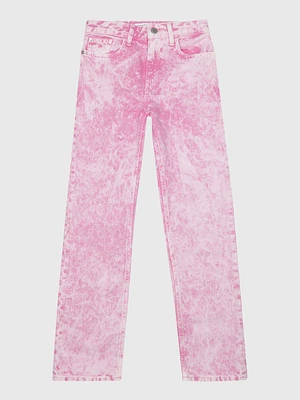 Jeans Calvin Klein Tie Dye Niña Rosa