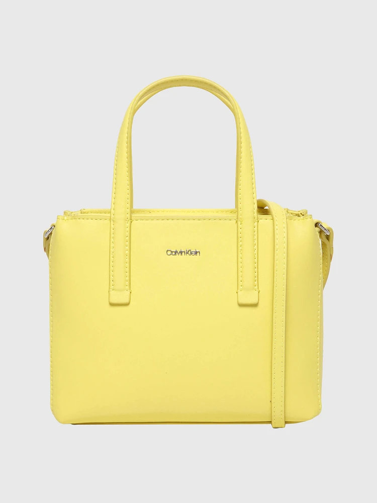 Bolsa Calvin Klein Crossbody Mujer Amarillo - Talla: Única