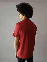 Playera Calvin Klein Logotipo Hombre Rojo