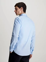 Camisa Calvin Klein Slim Hombre Azul