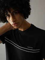 Playera Calvin Klein Logo Hombre Negro