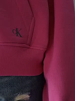 Sudadera Calvin Klein Monograma Mujer Rosa