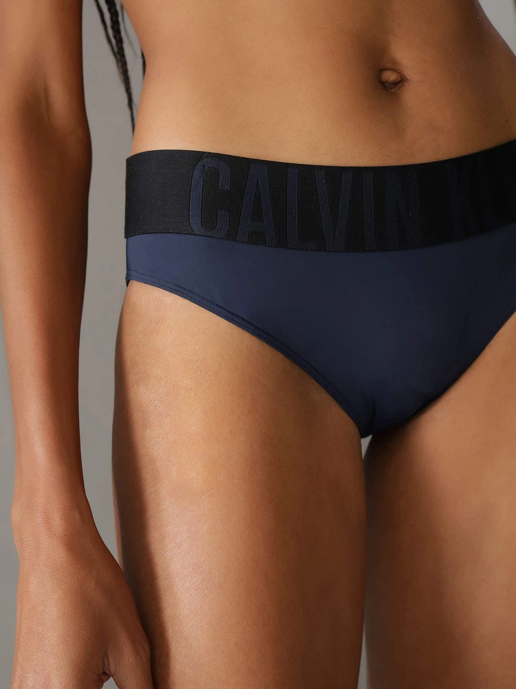 Bikini Calvin Klein Intense Power Mujer Azul Marino