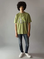 Playera Calvin Klein Monograma Hombre Verde