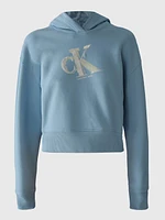 Sudadera Calvin Klein con Logo Mujer Azul