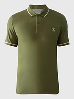 Polo Calvin Klein Monograma Hombre Verde