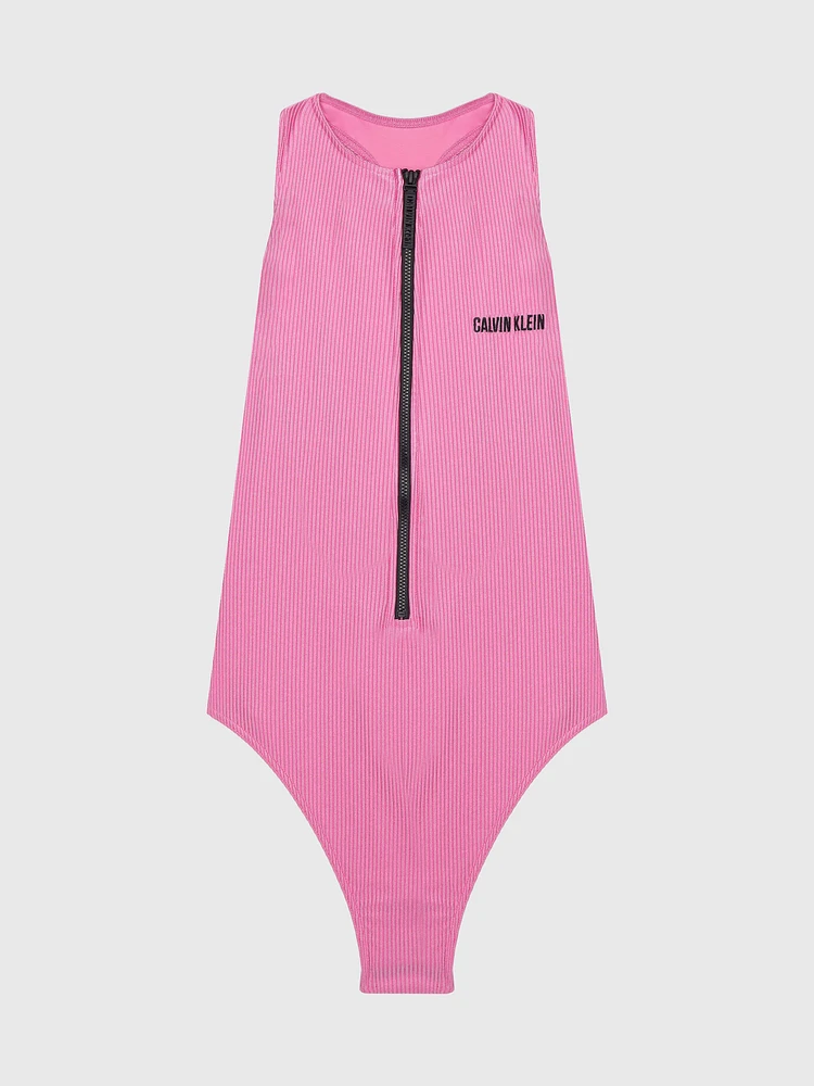 Traje de Baño Calvin Klein Logo Mujer Rosa