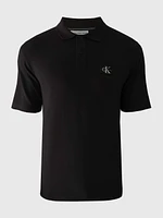 Polo Calvin Klein Texturizado Hombre Negro