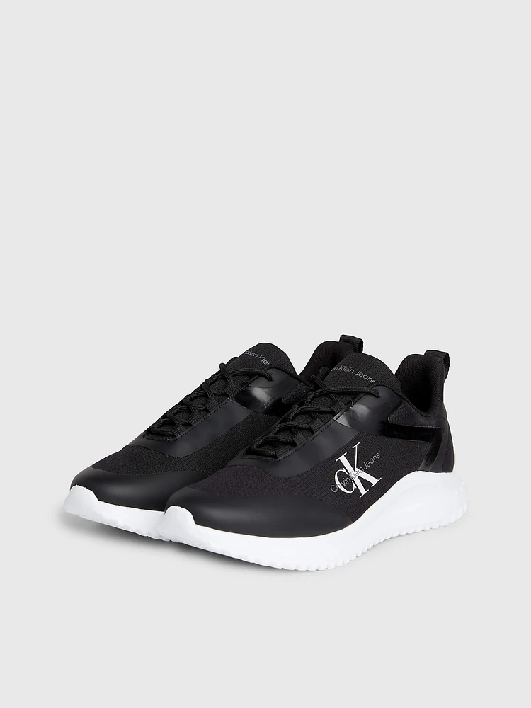 Tenis Calvin Klein Deportivos Monograma Hombre Negro