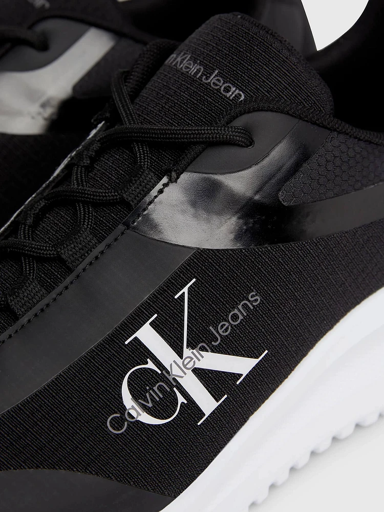 Tenis Calvin Klein Deportivos Monograma Hombre Negro