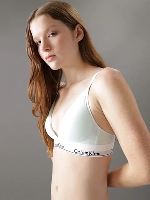 Brasier Calvin Klein Lightly Lined Triangle Mujer Verde