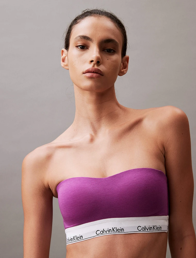 Bralette Calvin Klein Modern Cotton Mujer Morado