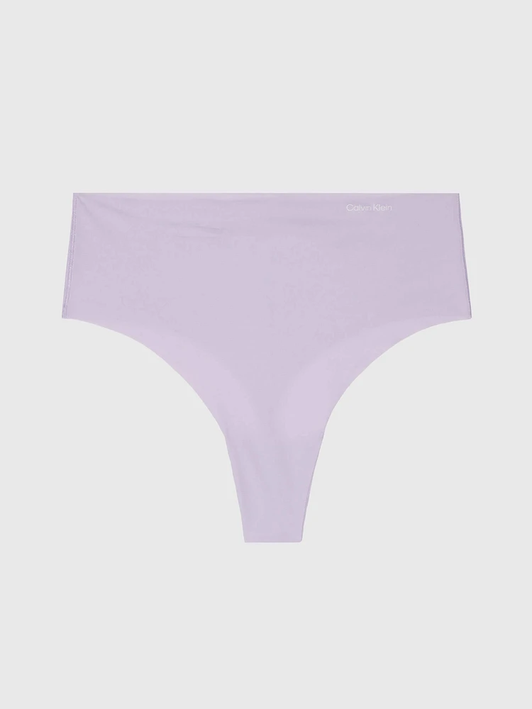 Tanga Calvin Klein Invisible Micro Mujer Morado