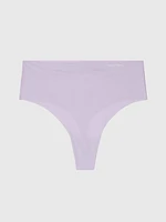 Tanga Calvin Klein Invisible Micro Mujer Morado