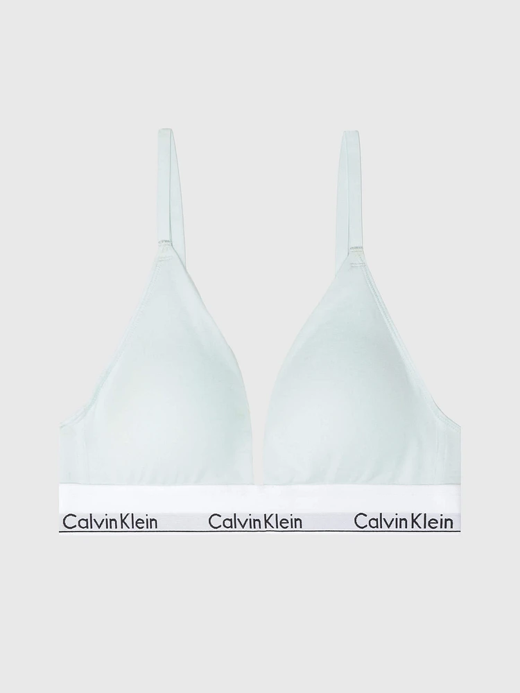 Brasier Calvin Klein Lightly Lined Triangle Mujer Verde