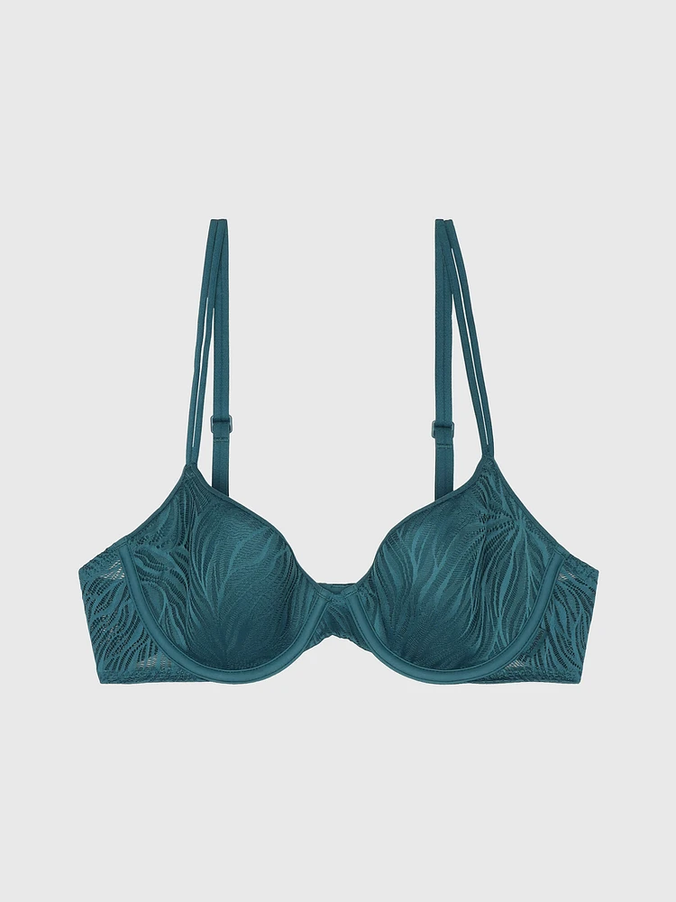 Brasier Calvin Klein Lightly Lined Demi Mujer Verde