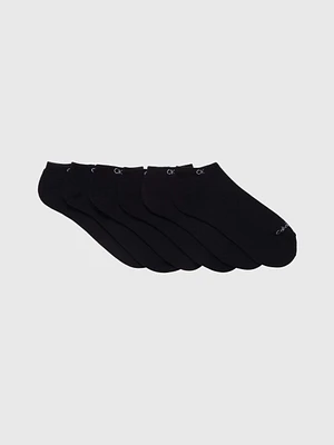 Calcetas Calvin Klein con Logo Bordado Paquete de 6 Hombre Negro - Talla: Única