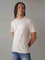 Playera Calvin Klein con Logo Estampado Hombre Gris