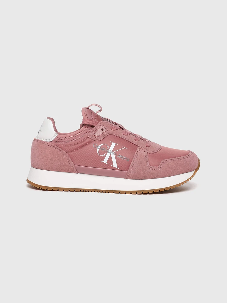 Tenis Calvin Klein con Logo Mujer Rosa