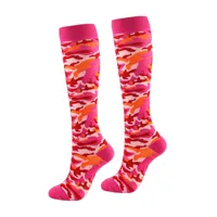 PINK CAMO COMPRESSION SOCK