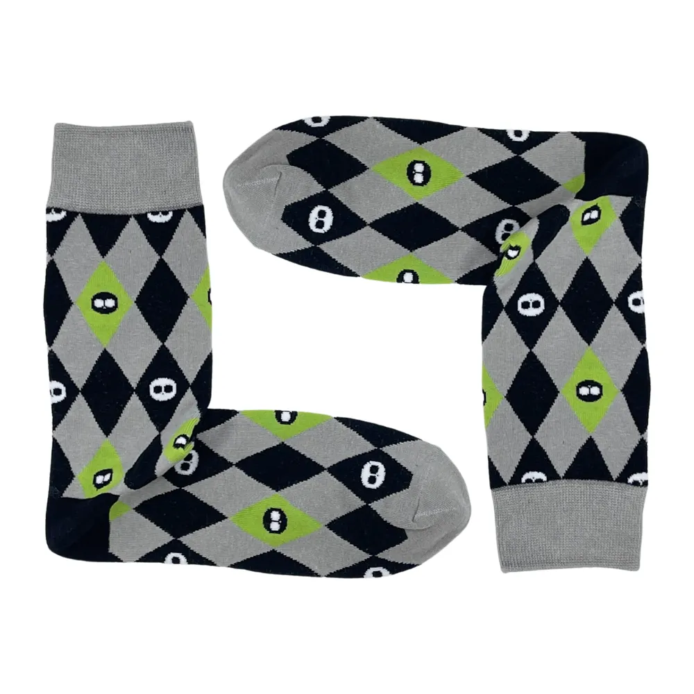 SKULL & ROMBO PATTERN