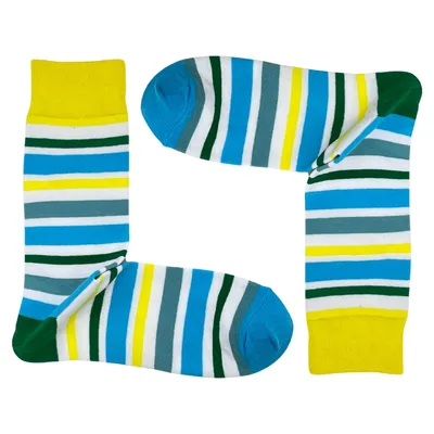 YELLOW, GREEN & BLUE STRIPES