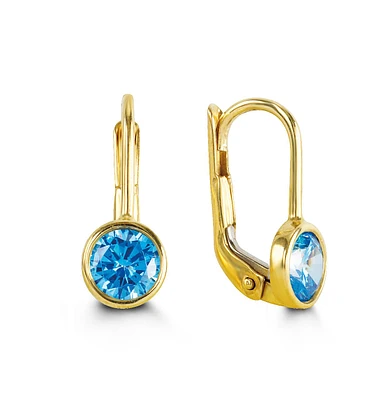 December French Back Droplet Earrings