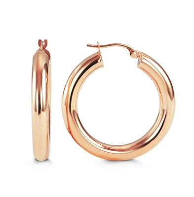 29mm Rose Gold Classic Hoops