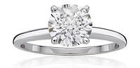 ct T.W.-14K Gold Lab Round Diamond Solitaire Engagement