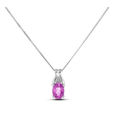 October Birthstone 0.02TW Diamond 10K Gold Pendant