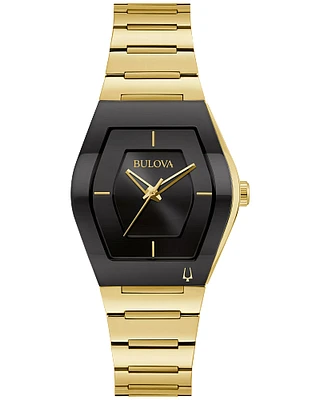 Bulova Futuro Ladies Quartz Gold-tone Watch 97L164