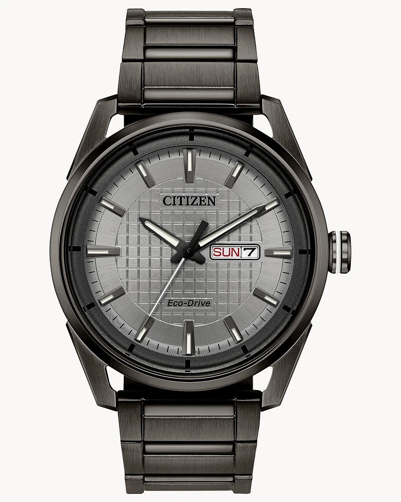 Citizen Eco-Drive Drive Gray-Tone Watch (Model AW0087-58H)