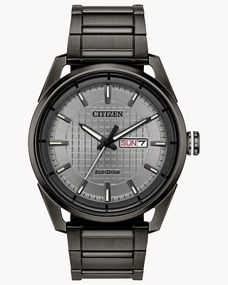 Citizen Eco-Drive Drive Gray-Tone Watch (Model AW0087-58H)