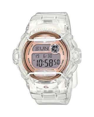 G-SHOCK Baby-G Women's Transparent Resin Pink Gold BG169G-7B