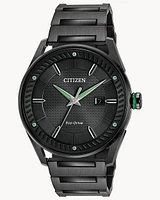 Citizen Eco-Drive Drive Black-Tone Strap Watch (Model BM6985-55E)