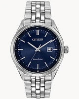 Citizen Eco-Drive Corso Silver-Tone Watch  (Model BM7251-53L)