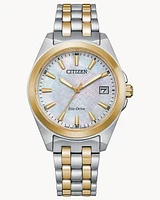 Citizen Eco-Drive Corso Two-Tone Watch (Model EO1224-54D)