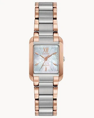 Citizen Eco-Drive Bianca Rose Gold-Tone Watch (Model EW5556-52D)