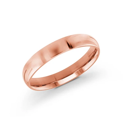 Rose Gold Ring Comfort Fit 4mm