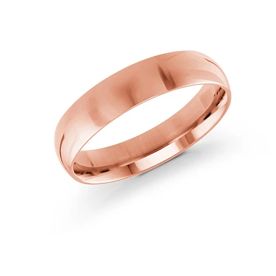 Rose Gold Ring Comfort Fit 5mm